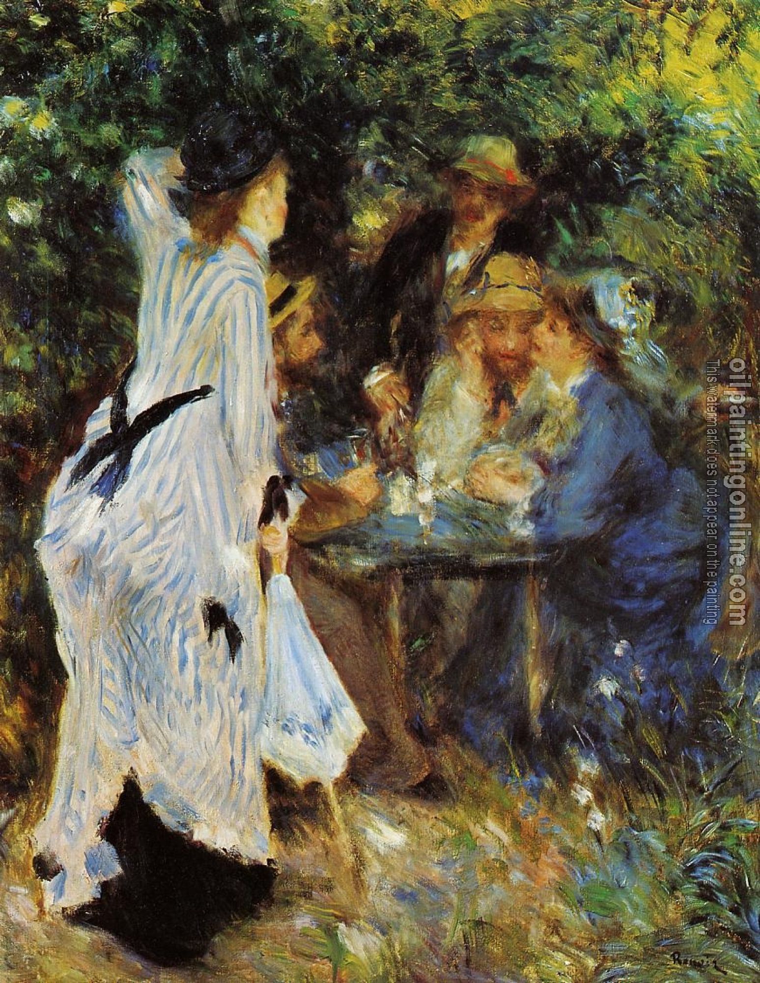 Renoir, Pierre Auguste - Under the Arbor at the Moulin de la Galette